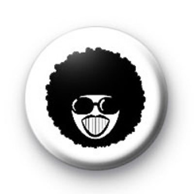 Afro Crazy badges medium